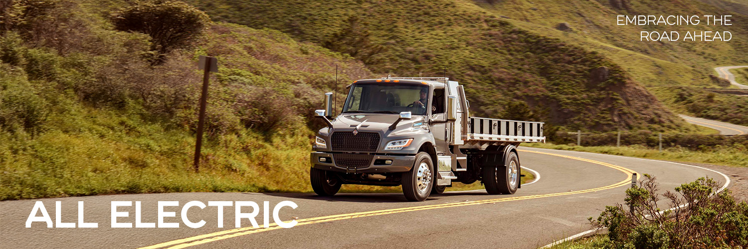 The International eMV, an all-electric commercial truck available for sale in San Diego, CA.